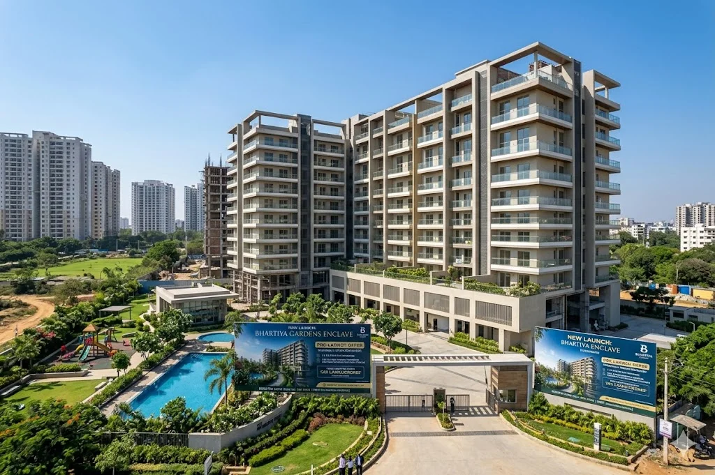 Infographic showing price trends and ROI potential for new launch residential properties in Bangalore for 2026.